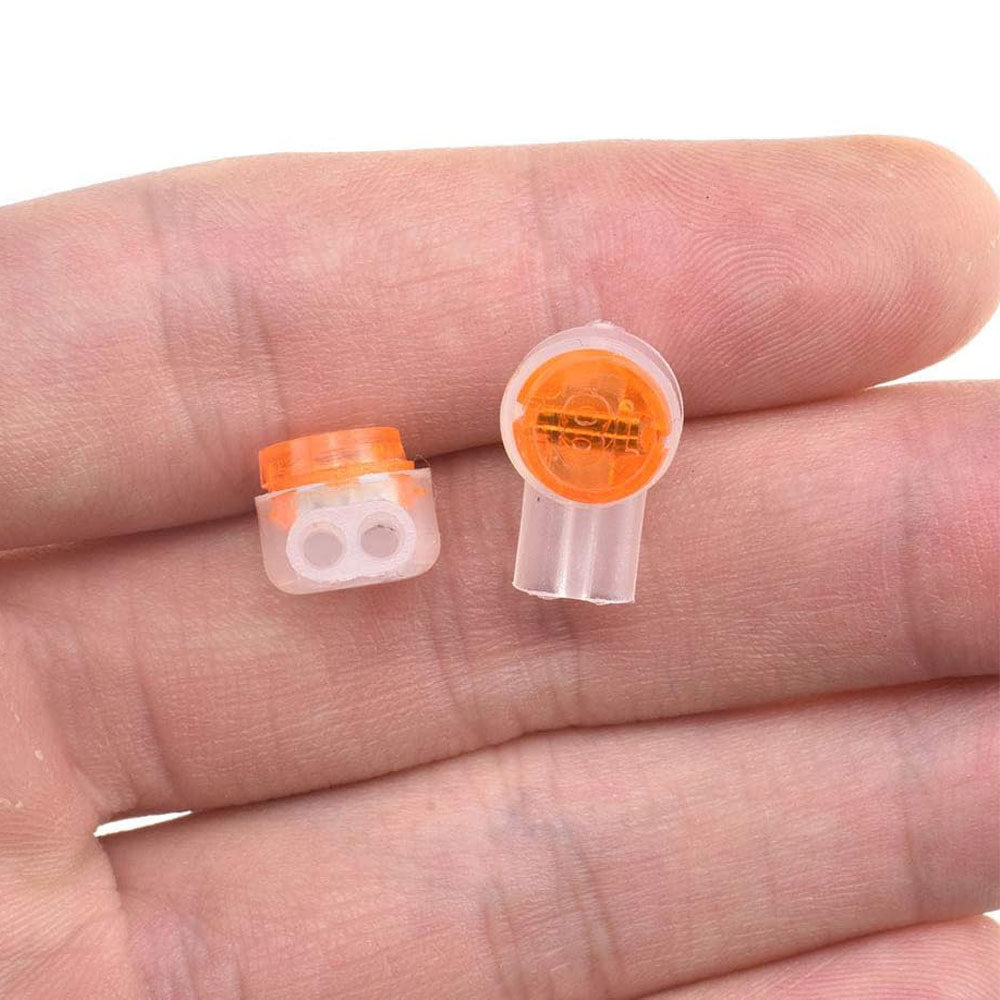AWG 21-26 OR Transparent Wire Connector for Plastic Splicle phone Red Cable