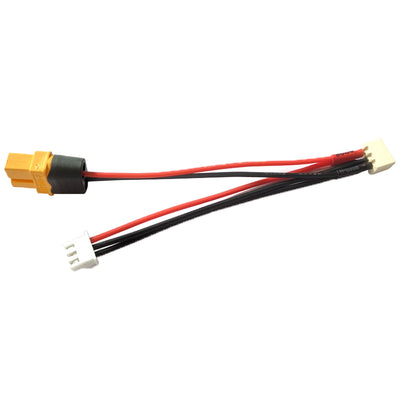 Amass XT60 to XH2.54 Plug Connector Wire FPV D6 Model Aircraft Lithium Battery Charging Adapter Cable