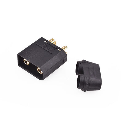 Amass XT90H-M/F Connector Wire banana Plug Black PVC Jacket Lithium Battery Cable