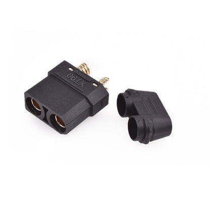 Amass XT90H-M/F Connector Wire banana Plug Black PVC Jacket Lithium Battery Cable