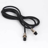 Aviation Plug Gx16 M16 Male to Female 4 Core Copper Needle High Density Wire for Speaker