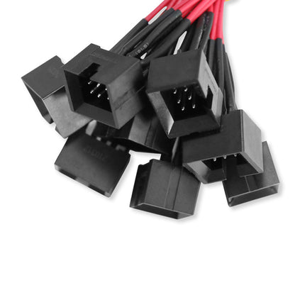 B701000130021 2*3P Plug Connector 2.54mm Terminal Wire Server Fan Socket Interface Cable