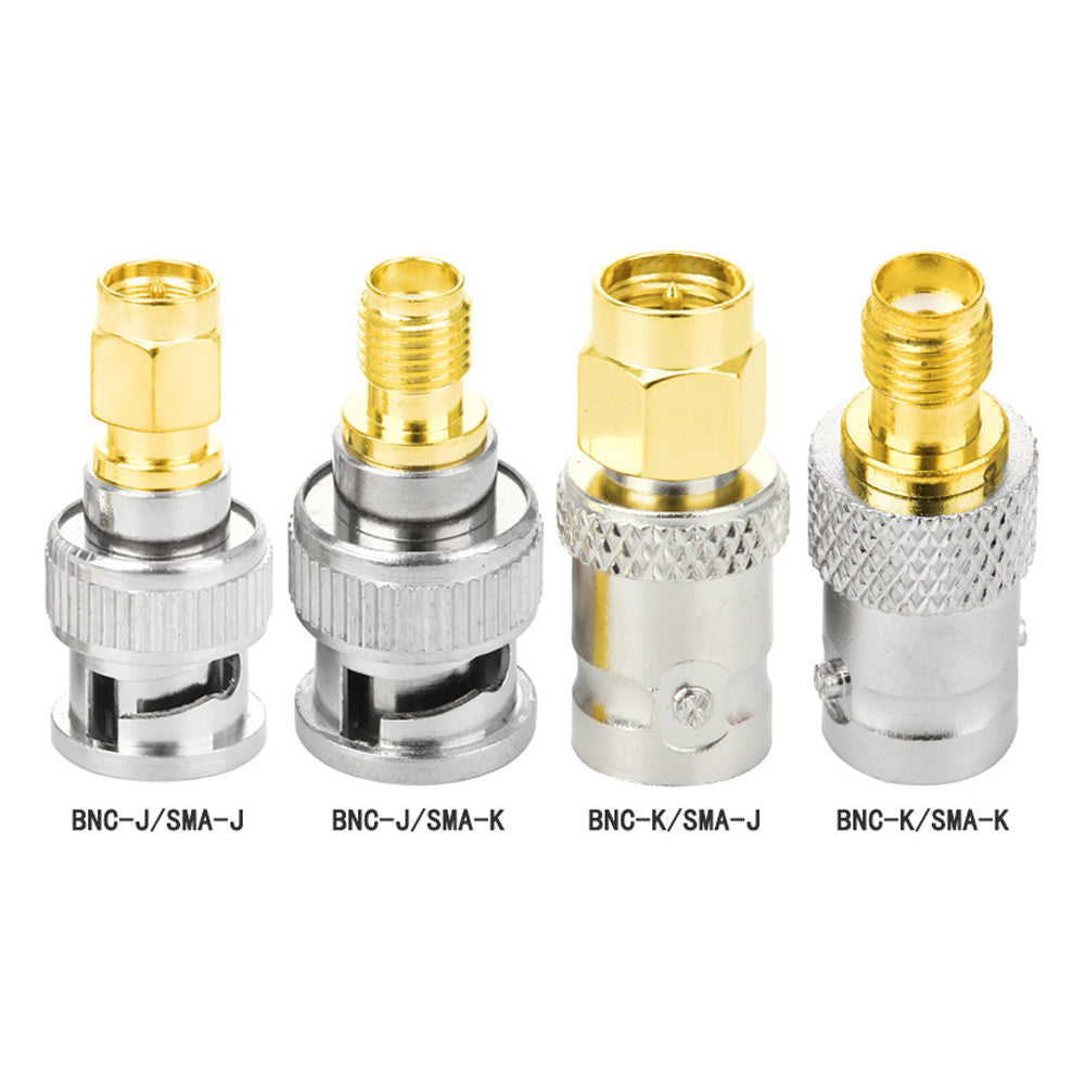BNC to SMA Adapter BNC Male Plug to SMA Female Jack Coaxial Transition Connector