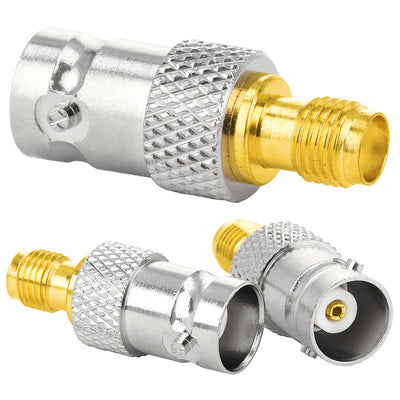 BNC to SMA Adapter BNC Male Plug to SMA Female Jack Coaxial Transition Connector