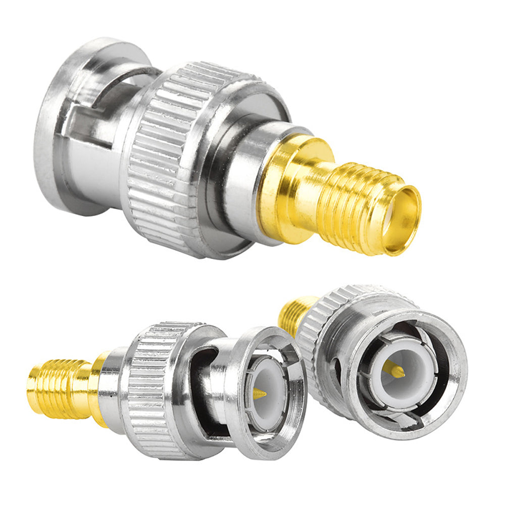 BNC to SMA Adapter BNC Male Plug to SMA Female Jack Coaxial Transition Connector