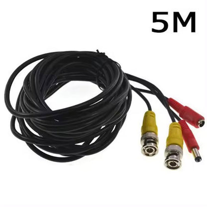 BNC Video DC Power Supply Extension Cable For CCTV Security Camera