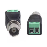 BNC welding-free connector terminal male female adapter surveillance camera coaxial video analog signal line plug