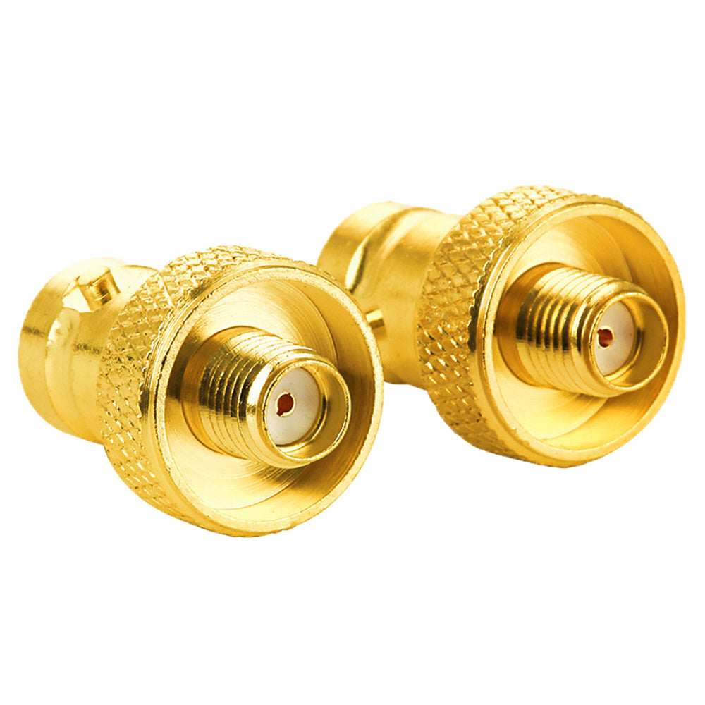 BNCK-SMAJK Dual Female Coupler BNC Jack to SMA Jack RF Antenna Coaxial Adapter