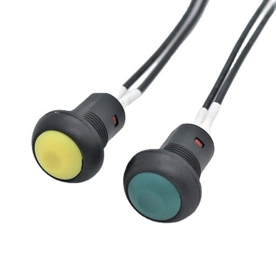 Button switch PBS-33B with wire opening 12MM self-resetting lock-free switch welding wire horn switch