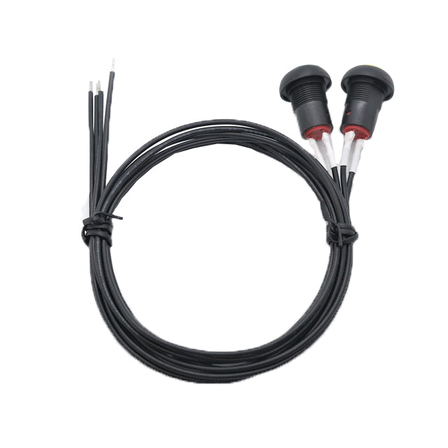 Button switch PBS-33B with wire opening 12MM self-resetting lock-free switch welding wire horn switch