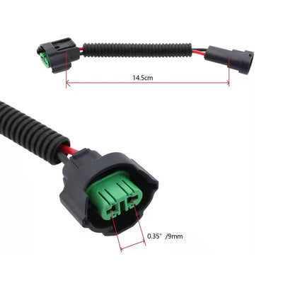 Car headlight socket wiring harness H8 H9 H11series connector