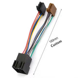 Car stereo audio wiring harness ISO adapter Car radio wiring harness
