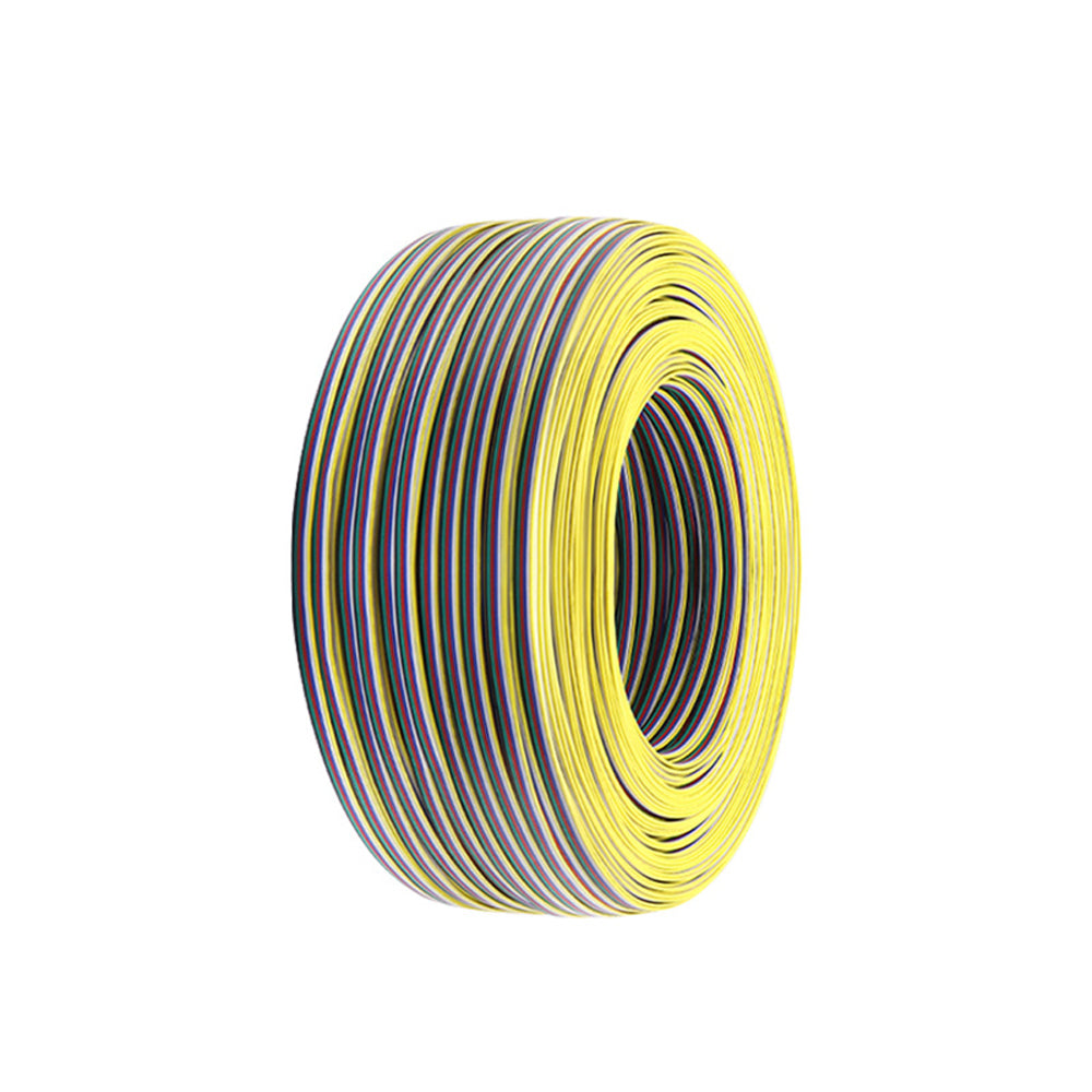 Color Flexible Silicone Bonded Cable 30-16AWG 6Pin Electrical Wire for LED Light Wire Harness