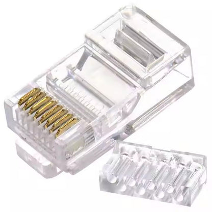 Crystal head Rj45 Cat6 connector non-shielding 8p8c modular plug Utp cat 6 Rj45 connector