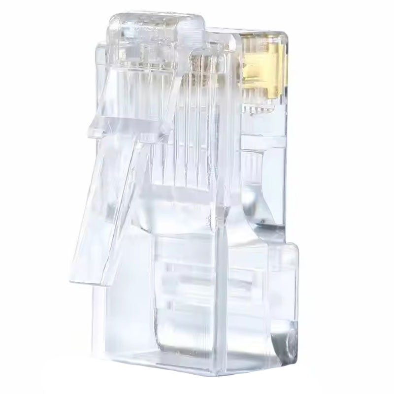 Crystal head Rj45 Cat6 connector non-shielding 8p8c modular plug Utp cat 6 Rj45 connector
