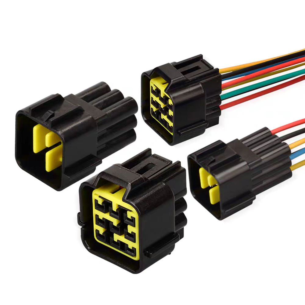 Custom Automotive Wire Harness Assembly 2-16Pin Connector Cable 48V-FW-C-NF-B FW-C-NM-B