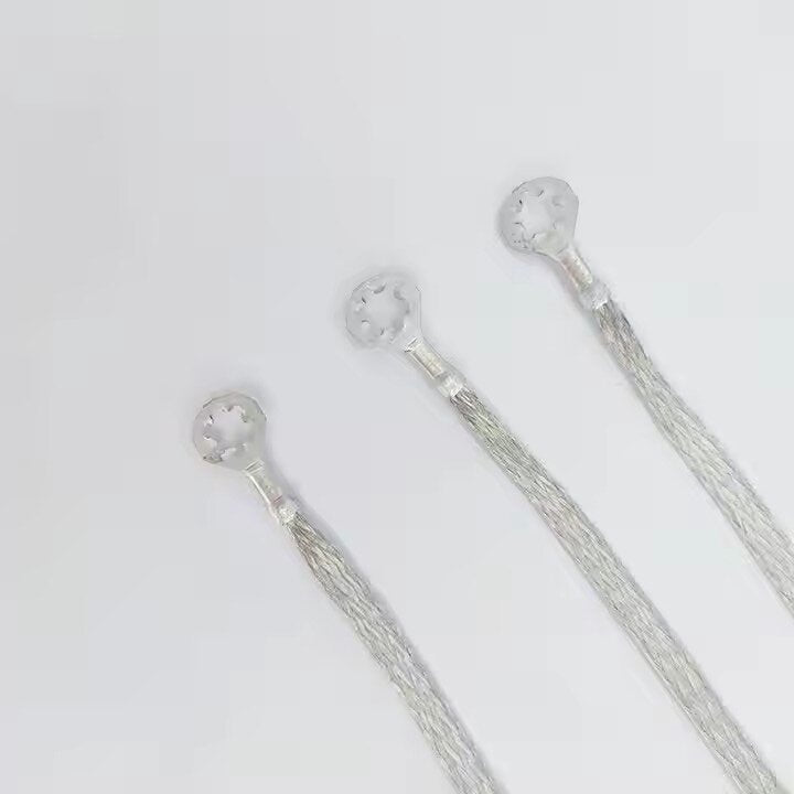 Custom Cable Flat Ground Braid Copper Ground Braid Flat Ground Cable