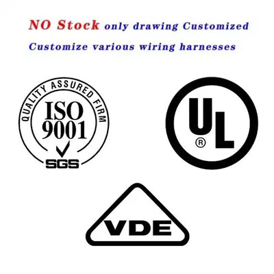Customized JST XH series 2.54mm 2P-15P wiring harness