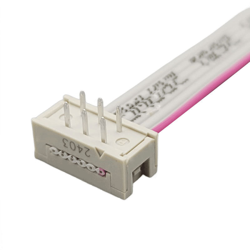 Специальный плоский кабельный узел с 6-контактным разъемом IDC DIP "мама" и "папа" с шагом 2,54 мм. 