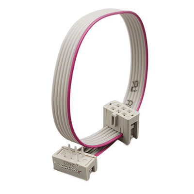 Customized 2.54mm pitch 6Pin IDC DIP female male connector flat cable cable assembly