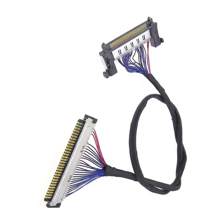 Customized 40-pin Molex connector LCD driver board Lvds LCD cable for Lvds monitor