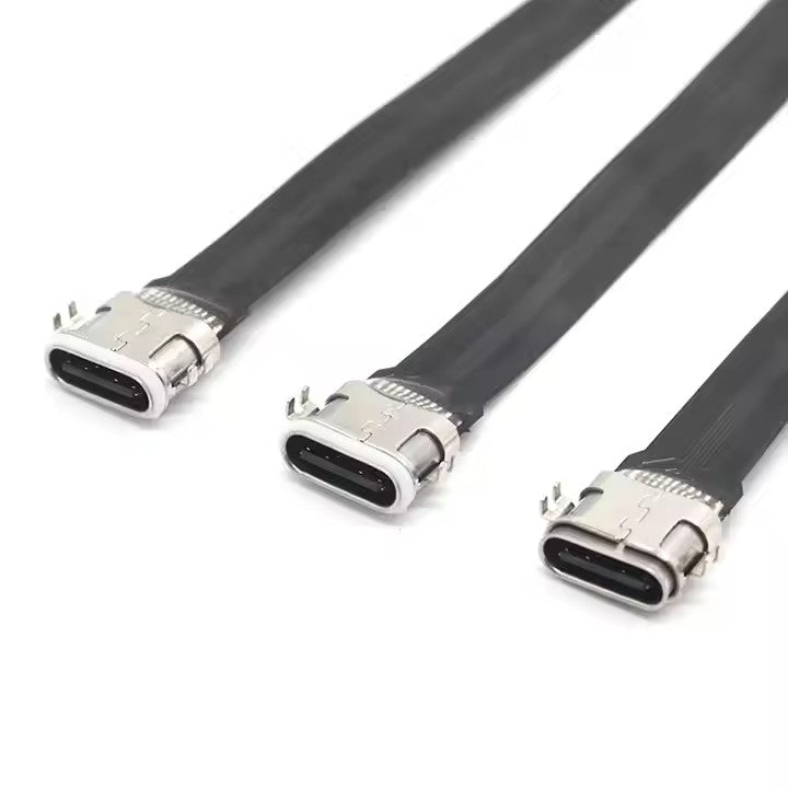 Customized Wholesale USB Type C Male to Type C Female FPC Extension Cable
