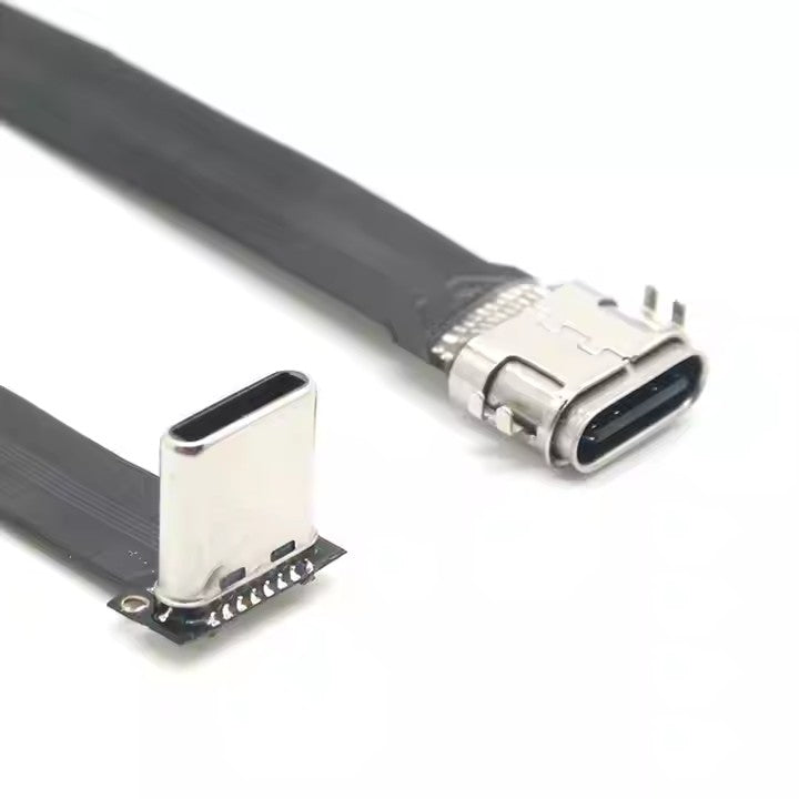 Customized Wholesale USB Type C Male to Type C Female FPC Extension Cable