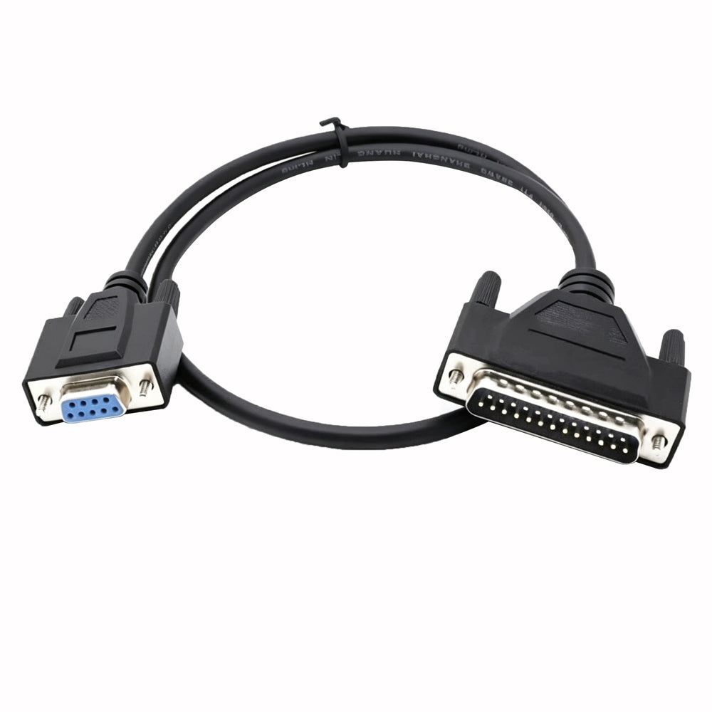9-Pin Female to 25-Pin Male RS232 Data Cable for Receipt Printers