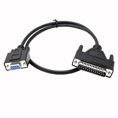 9-Pin Female to 25-Pin Male RS232 Data Cable for Receipt Printers