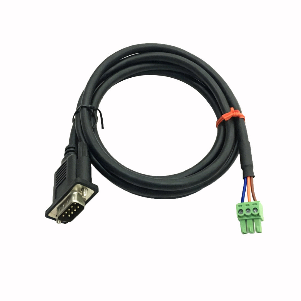 DB9 to 3-Pin Green Phoenix Terminal Block RS232 Serial Wire