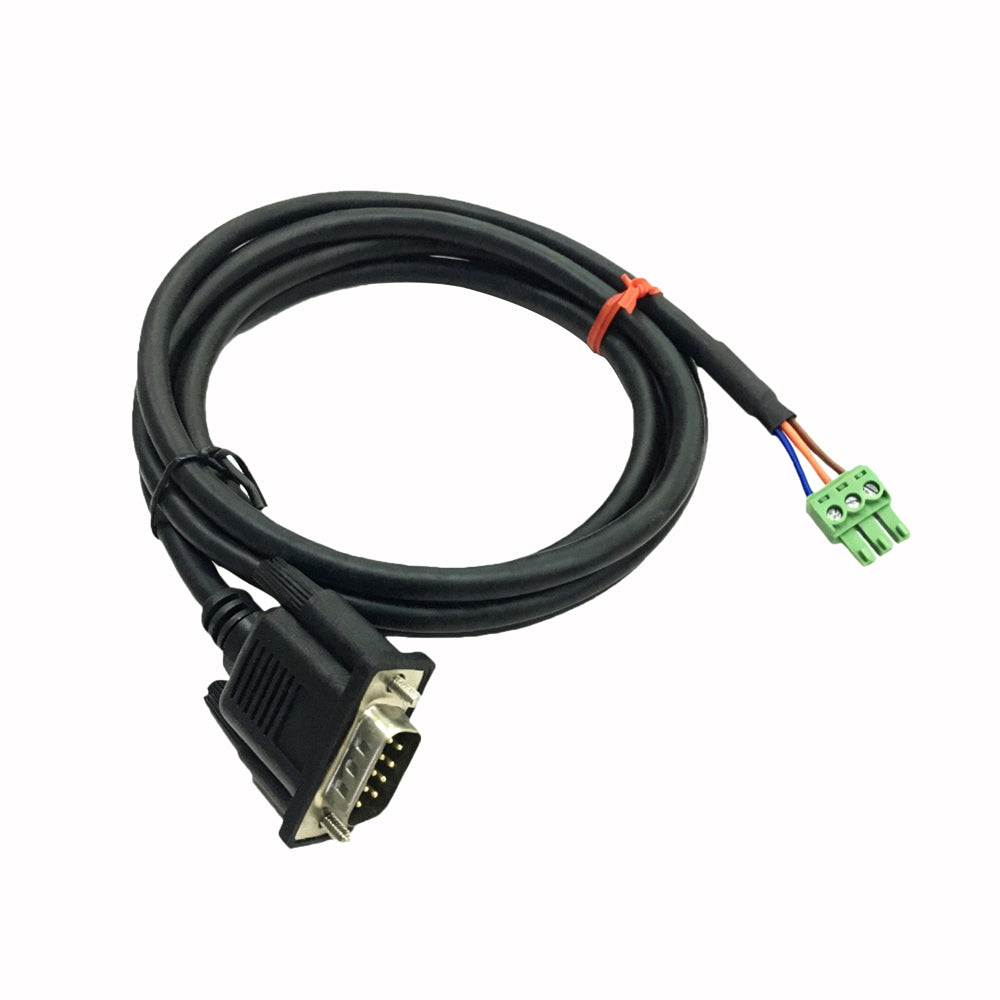 DB9 to 3-Pin Green Phoenix Terminal Block RS232 Serial Wire
