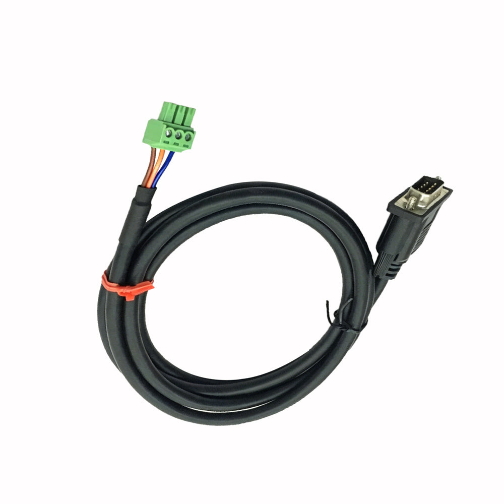 DB9 to 3-Pin Green Phoenix Terminal Block RS232 Serial Wire