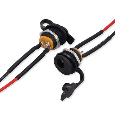 DC-022 High Current Female Socket 5521/5525 Power Charging Port DC Power Socket Waterproof Cable