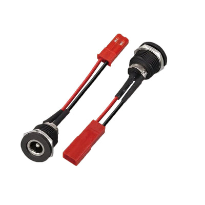 DC022D Charging Connector Wire DC5521 Female Power Cable for Lithium Battery Charger Socket