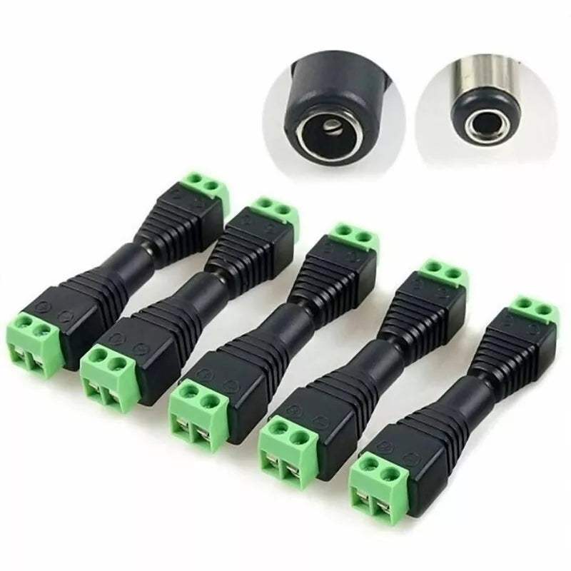 DC 12V Power Supply Plug Adapter Connector for LED Strip Light
