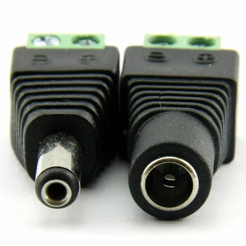 DC 12V Power Supply Plug Adapter Connector for LED Strip Light