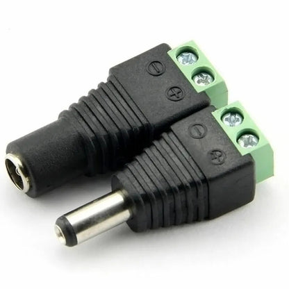 DC Power To RCA Male Female Adapter Connector For CCTV Cameras connector