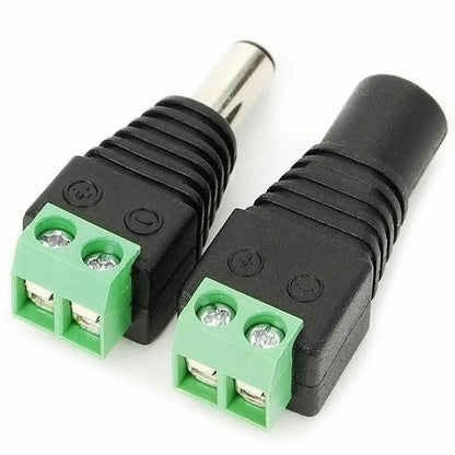 DC Power To RCA Male Female Adapter Connector For CCTV Cameras connector