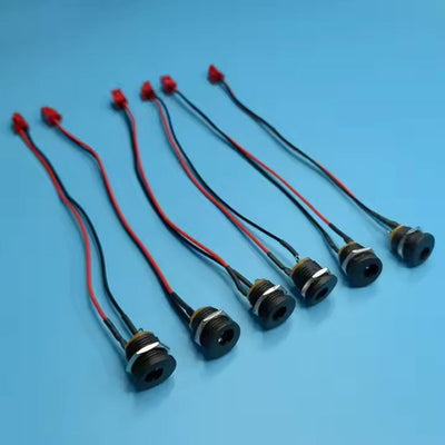DC plug 5521 female panel to JST SMH250 connector DC power socket charging cable