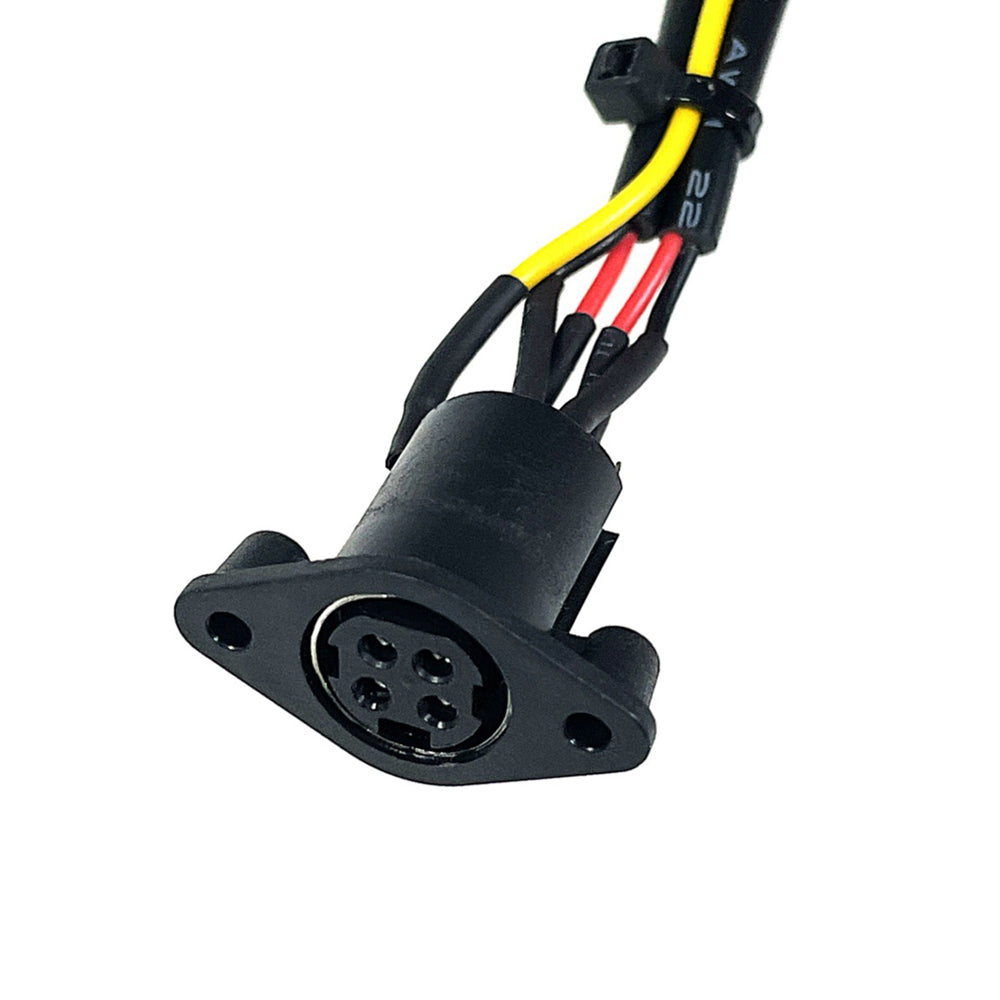 DIN 4Pin Female Connector Cable POS Machine Power Supply Socket