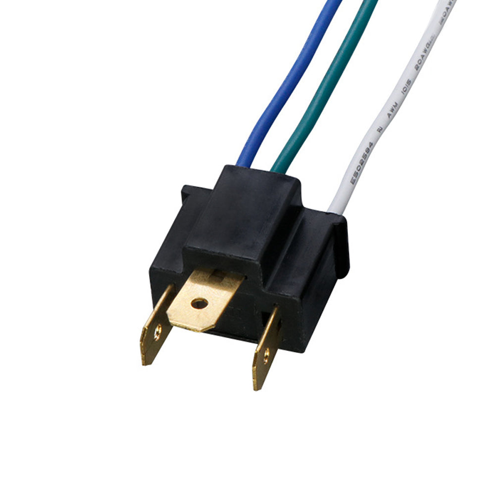 DJ7033-7.8-11/21 3 Pole Automotive Male Female Socket H4 Bulb Adapter Wiring Harness