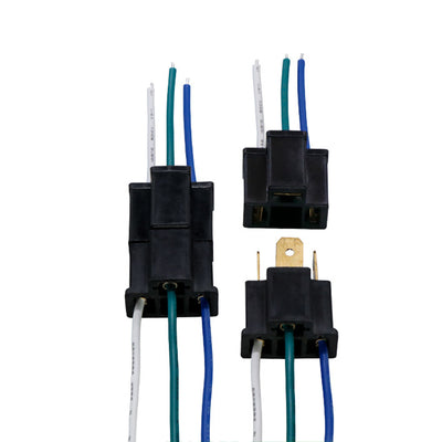 DJ7033-7.8-11/21 3 Pole Automotive Male Female Socket H4 Bulb Adapter Wiring Harness
