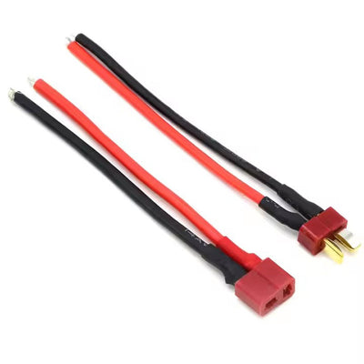 Deans style T-plug male and female connector silicone wire