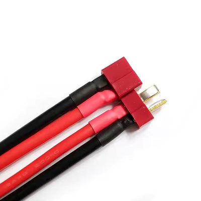 Deans style T-plug male and female connector silicone wire