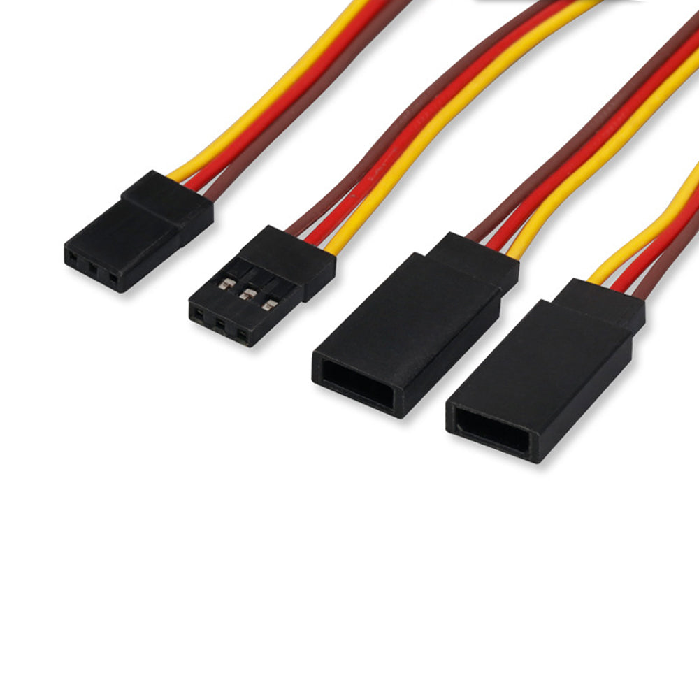 Dupont 3P Terminal Wire 1 male to 2 Female Bonded Cable JR Servo Aricraft Extension Cable