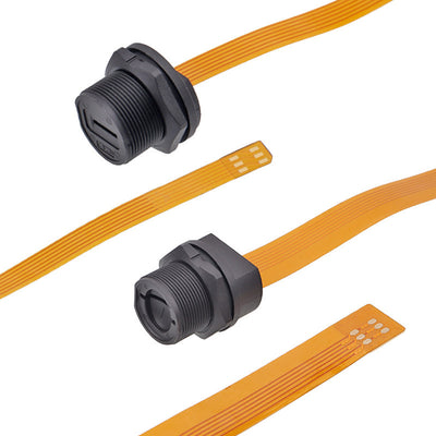 E13 Threaded Waterproof Plug IP67 IP68 Connector SDTF SIM Socket Cable Data 2K 4K