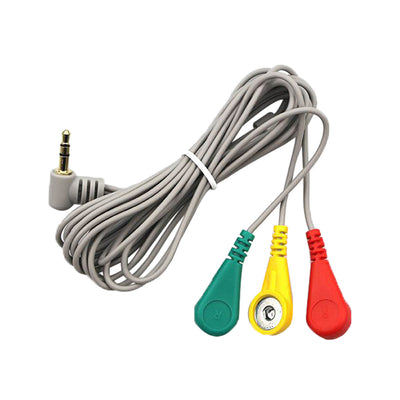 ECG Electrode Wire Bioelectrical Signal Cable 3.5 Audio Head Sensor Accessories Headphone Plug