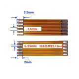 FPC welding cable 0.5 spacing 3-50P core length 15-150mm