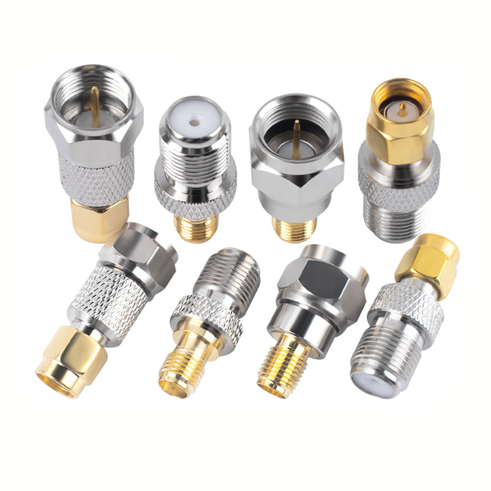 F to SMA Antenna Signal Amplifier Adapter Male Female RF Coaxial Connector