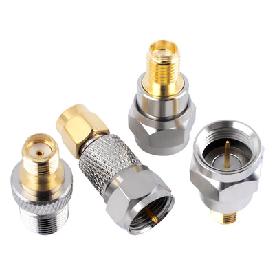 F to SMA Antenna Signal Amplifier Adapter Male Female RF Coaxial Connector